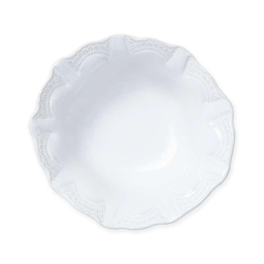 VIETRI: Incanto Stone White Lace Cereal Bowl - Artistica.com