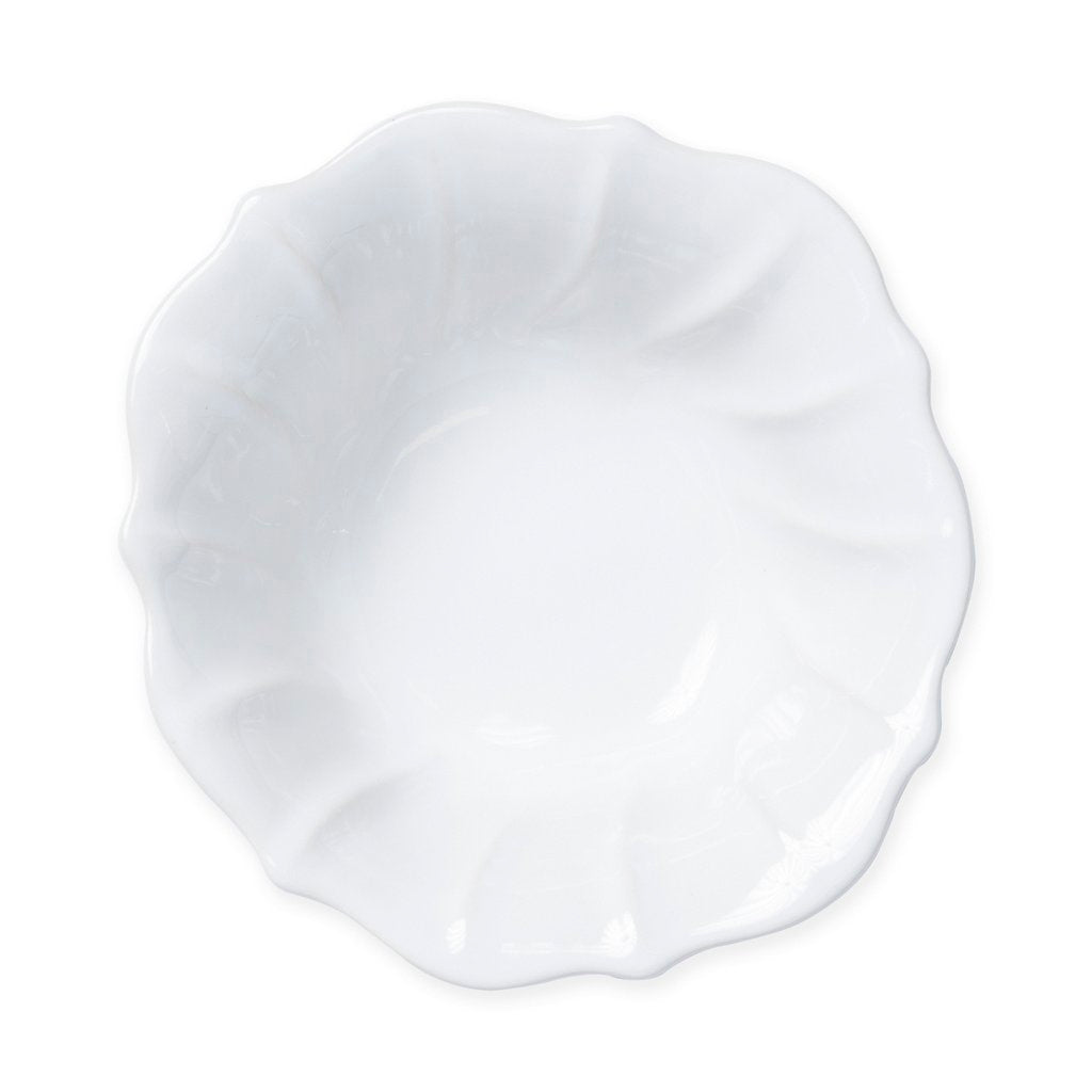 VIETRI: Incanto Stone White Ruffle Cereal Bowl - Artistica.com