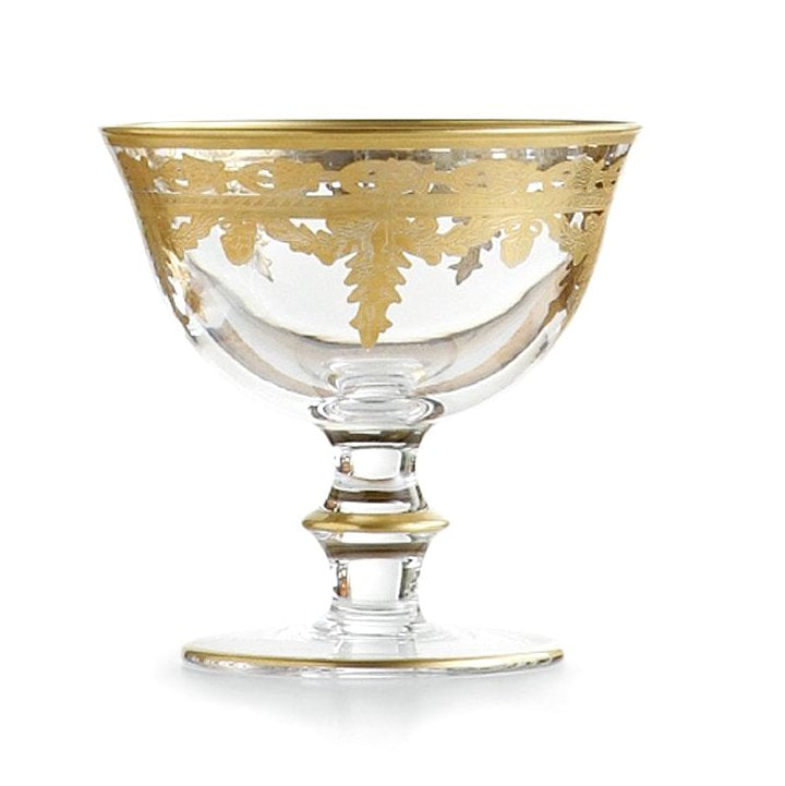 ARTE ITALICA: Vetro Gold Compote - Artistica.com