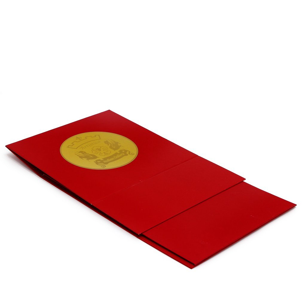 GIFT BOX: DeLuxe Glossy Red Gift Box with two Juliska mugs and a Crystal unscented candle. - Artistica.com