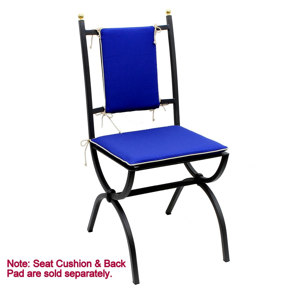 CUSHION SEAT: 100% Cotton Deluxe Chair Cushion - For AURORA Chair in Deruta, Italy. - Artistica.com