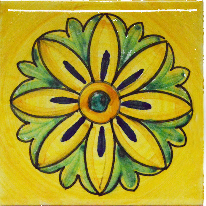 FRANCESCA NICCACCI: Deruta Vario Hand Painted Wall Tile - Artistica.com
