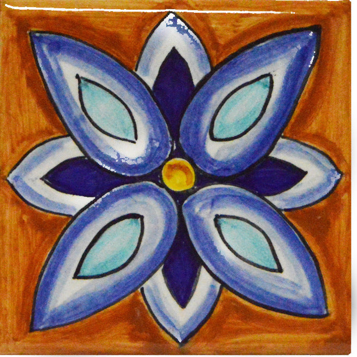 FRANCESCA NICCACCI: Deruta Vario Hand Painted Wall Tile - Artistica.com