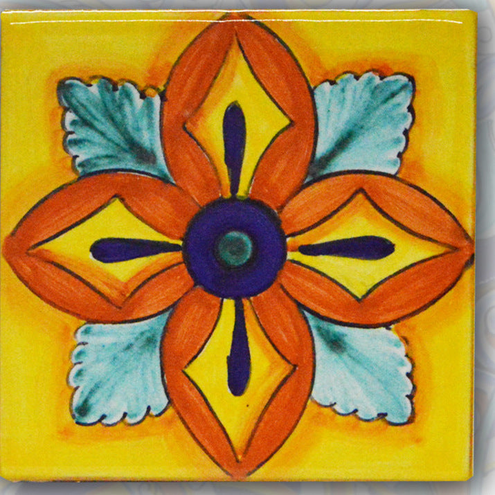 FRANCESCA NICCACCI: Deruta Vario Hand Painted Wall Tile - Artistica.com