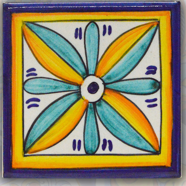 FRANCESCA NICCACCI: Deruta Vario Hand Painted Wall Tile - Artistica.com