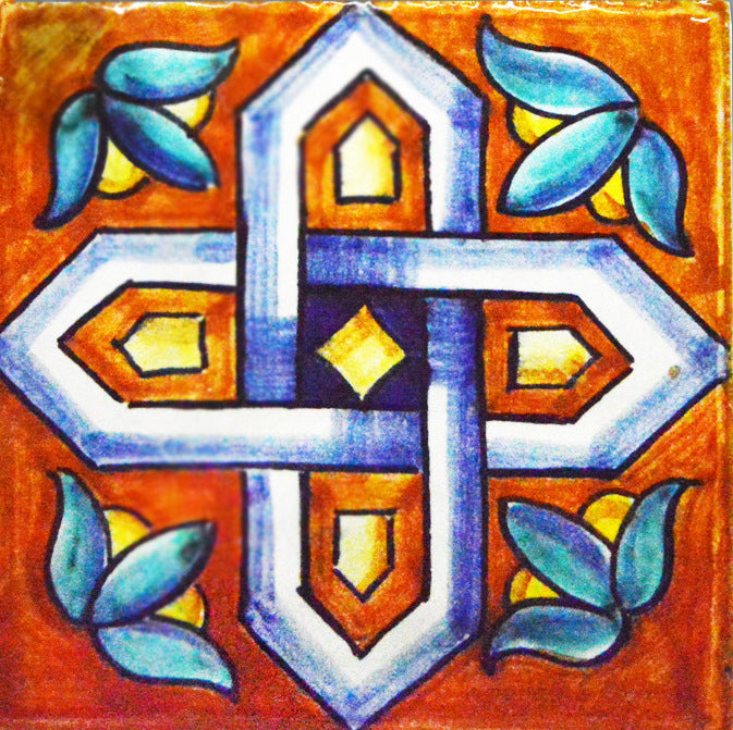 FRANCESCA NICCACCI: Deruta Vario Hand Painted Wall Tile - Artistica.com