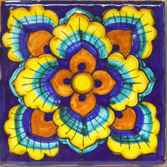 FRANCESCA NICCACCI: Deruta Vario Hand Painted Wall Tile - Artistica.com