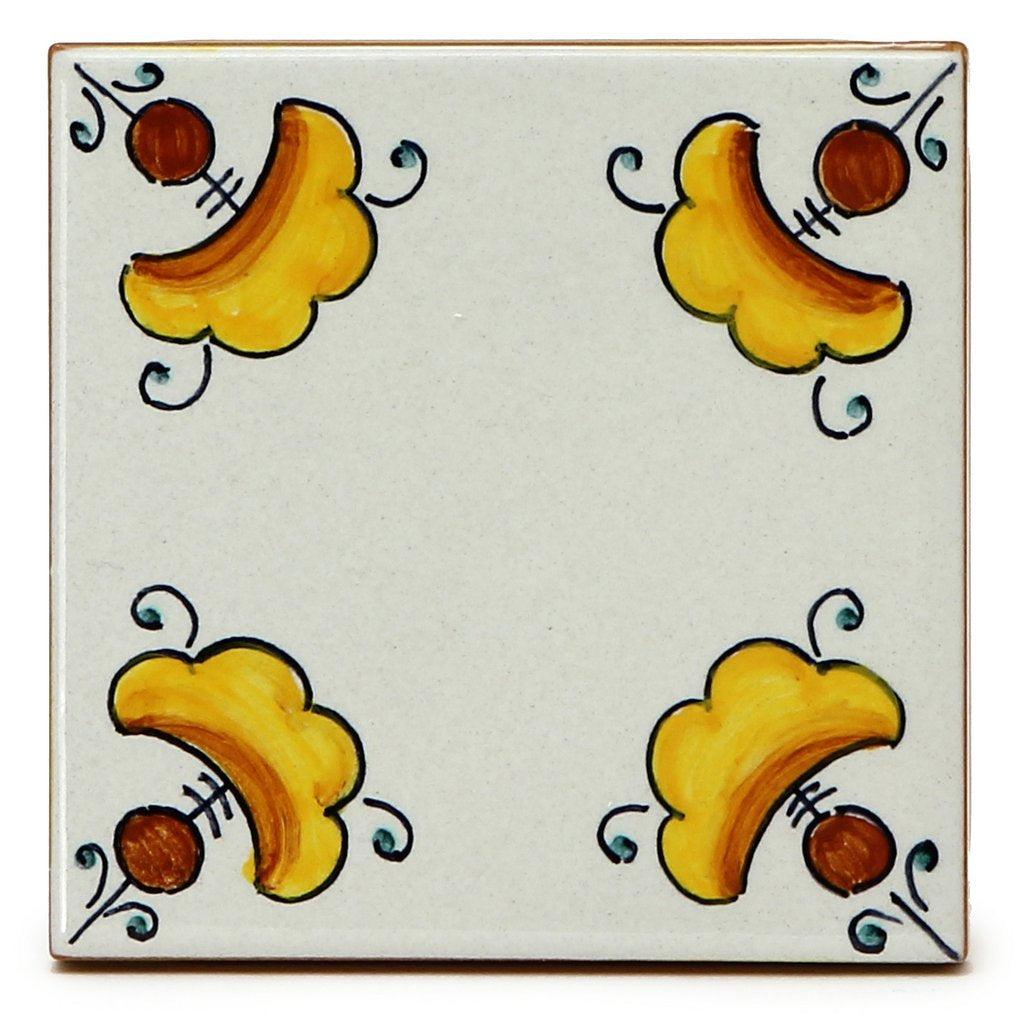 FRANCESCA NICCACCI: Deruta Vario Hand Painted Wall Tile - Artistica.com