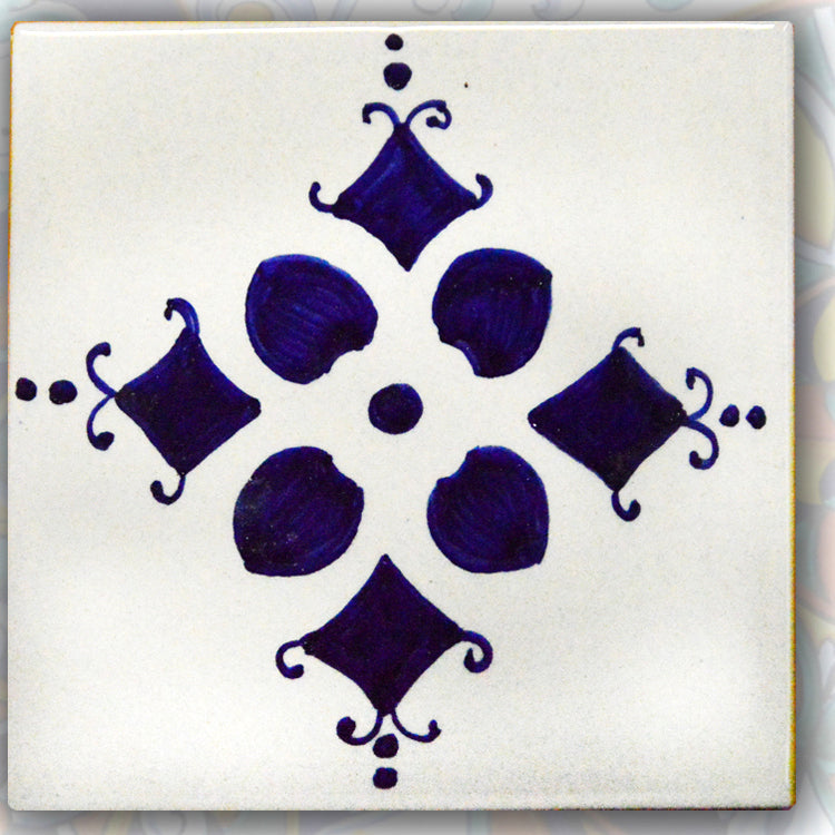 FRANCESCA NICCACCI: Deruta Vario Hand Painted Wall Tile - Artistica.com
