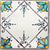 FRANCESCA NICCACCI: Deruta Vario Hand Painted Wall Tile - Artistica.com