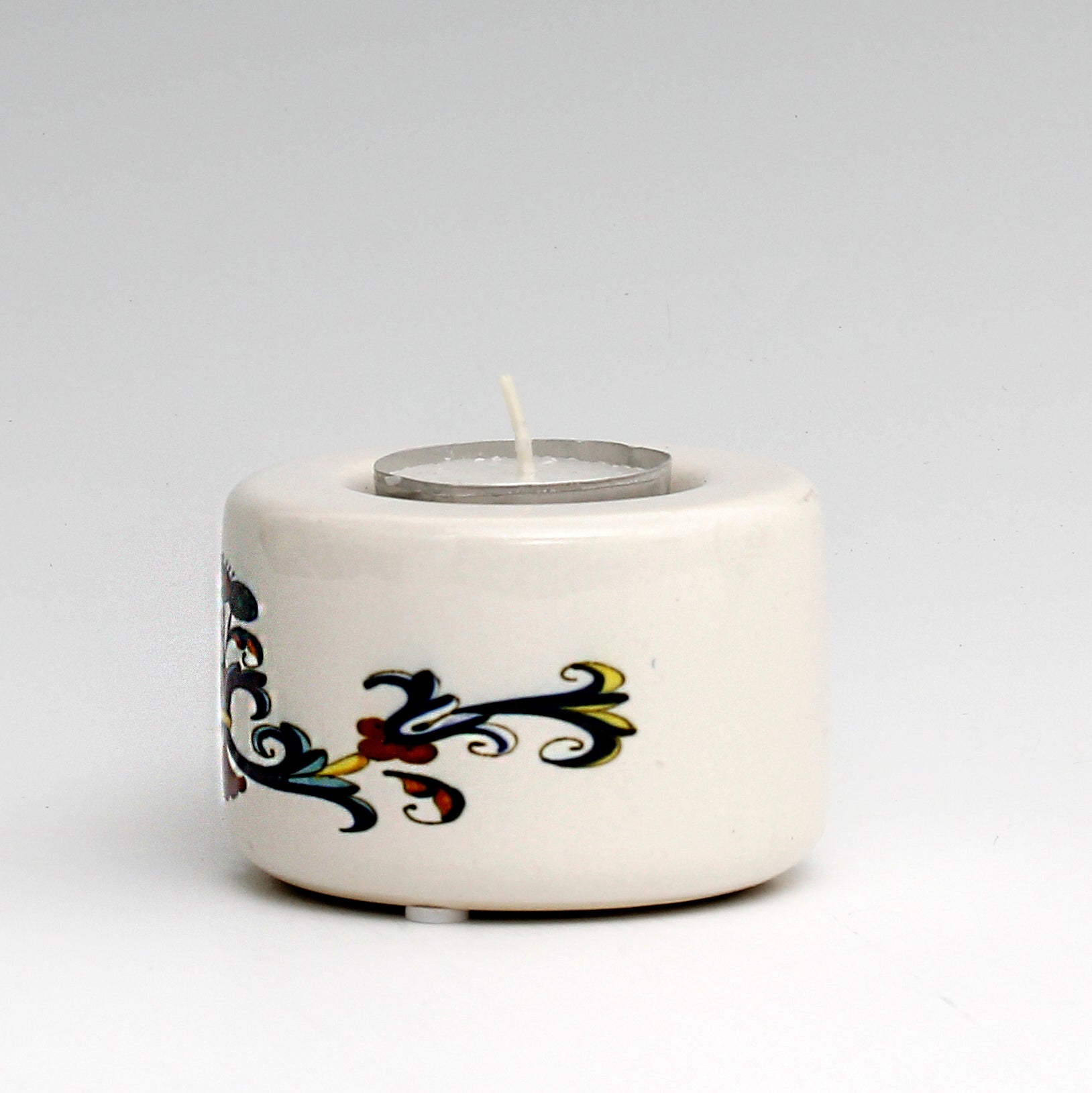 SUBLIMART: Ceramic Tealight in Ricco Deruta Design