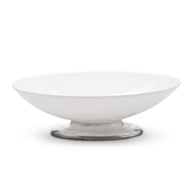 ARTE ITALICA: Tuscan Footed Oval Bowl - Artistica.com