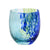 MURANO MURRINA STYLE: Stemless Wine/Water Glass fully hand made (Blue Mix) NEW! - Artistica.com