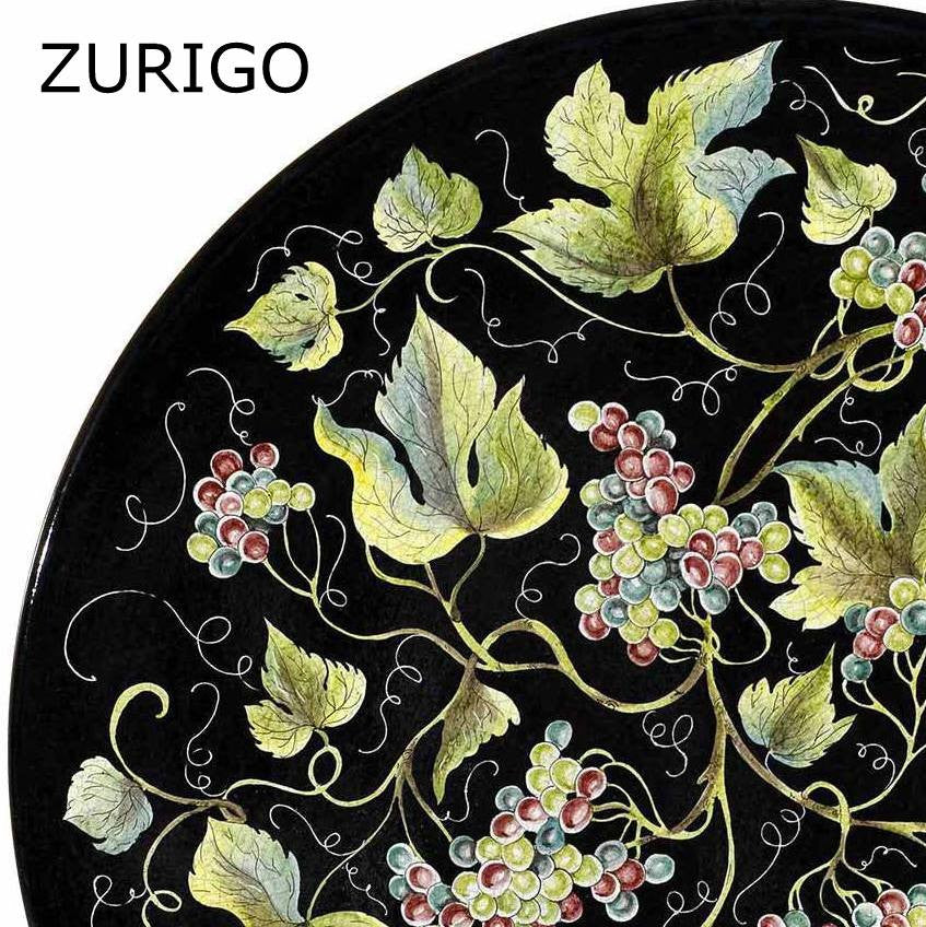 LAZY SUSAN: Ceramic-Stone Rotating Lazy Susan 24" Diam. - Artistica.com