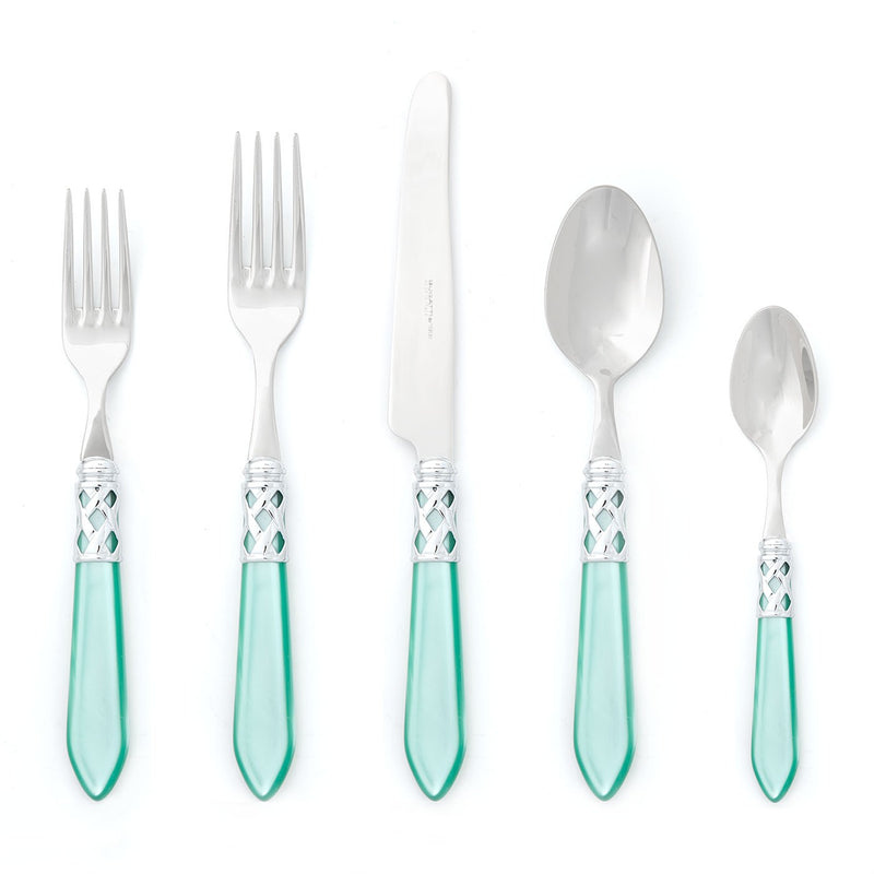 VIETRI: Aladdin Five-Piece Place Setting AQUA - Artistica.com
