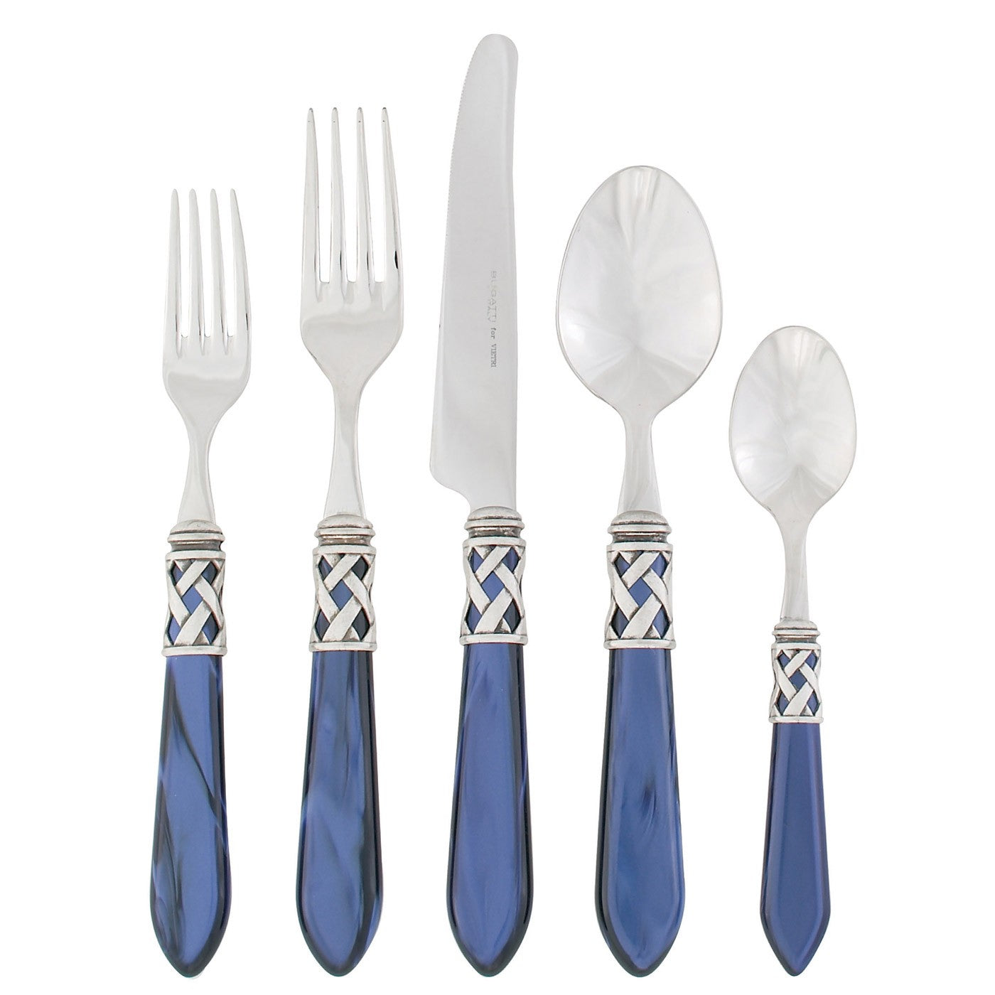 VIETRI: Aladdin Five Piece Place Setting BLUE - Artistica.com