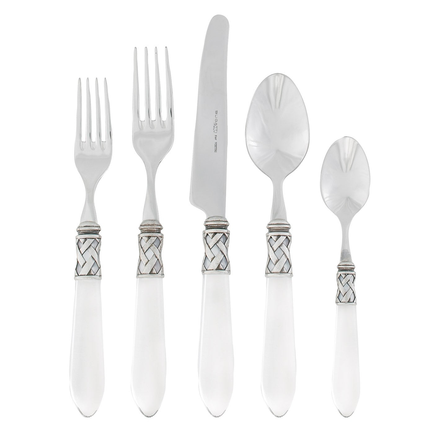 VIETRI: Aladdin Five Piece Place Setting CLEAR - Artistica.com