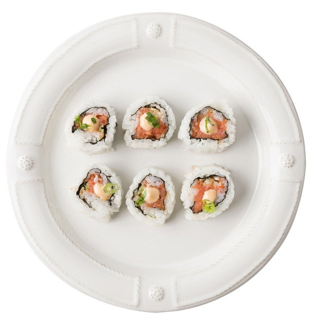 JULISKA: Berry & Thread French Panel Whitewash Dessert/Salad Plate - Artistica.com