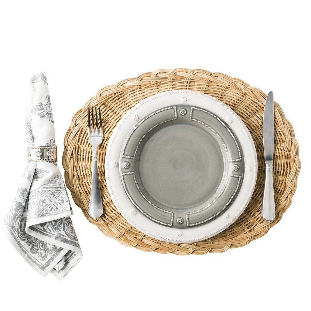 JULISKA: Berry & Thread French Panel Whitewash Dessert/Salad Plate - Artistica.com