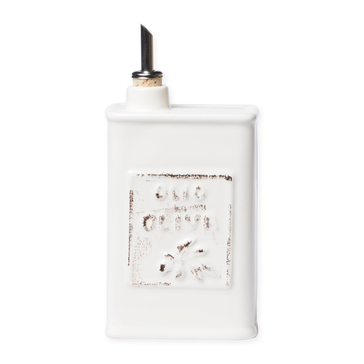 VIETRI: Lastra Linen Olive Oil Can Dispenser - Artistica.com