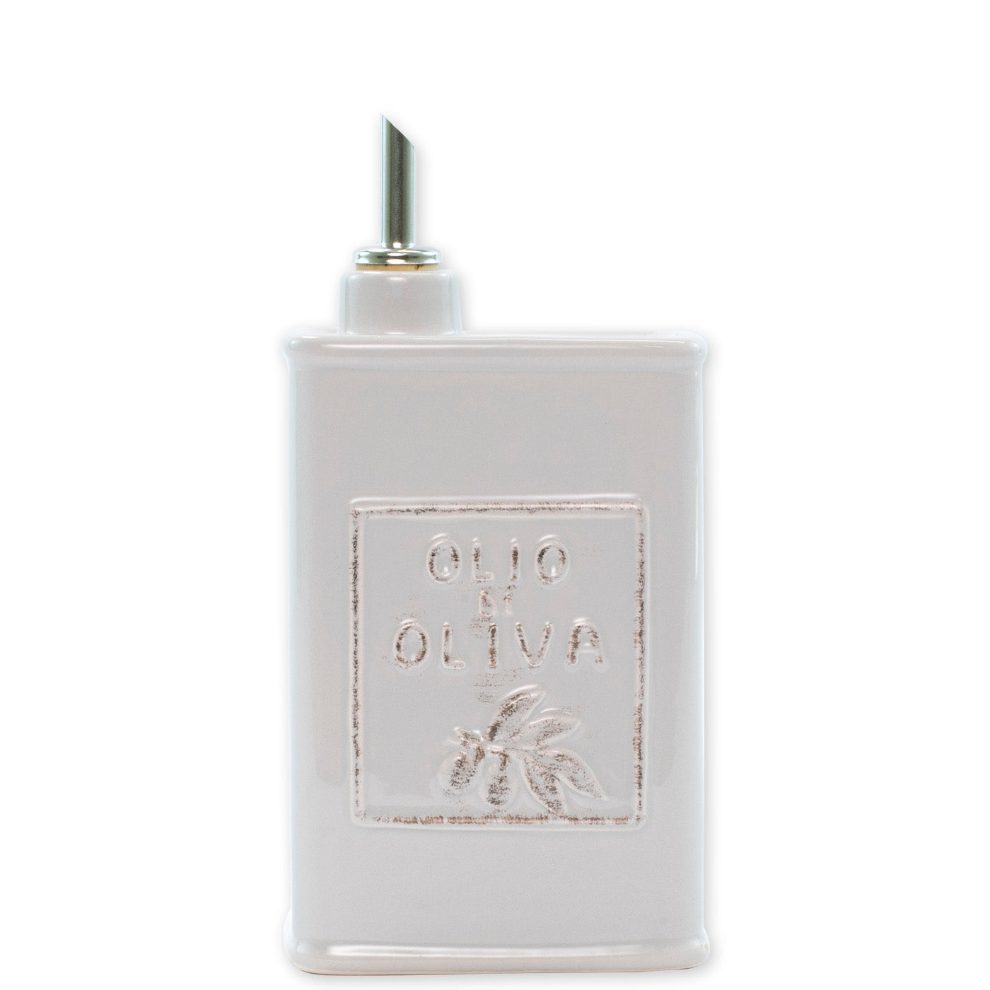 VIETRI: Lastra Light Gray Olive Oil Can Dispenser - Artistica.com