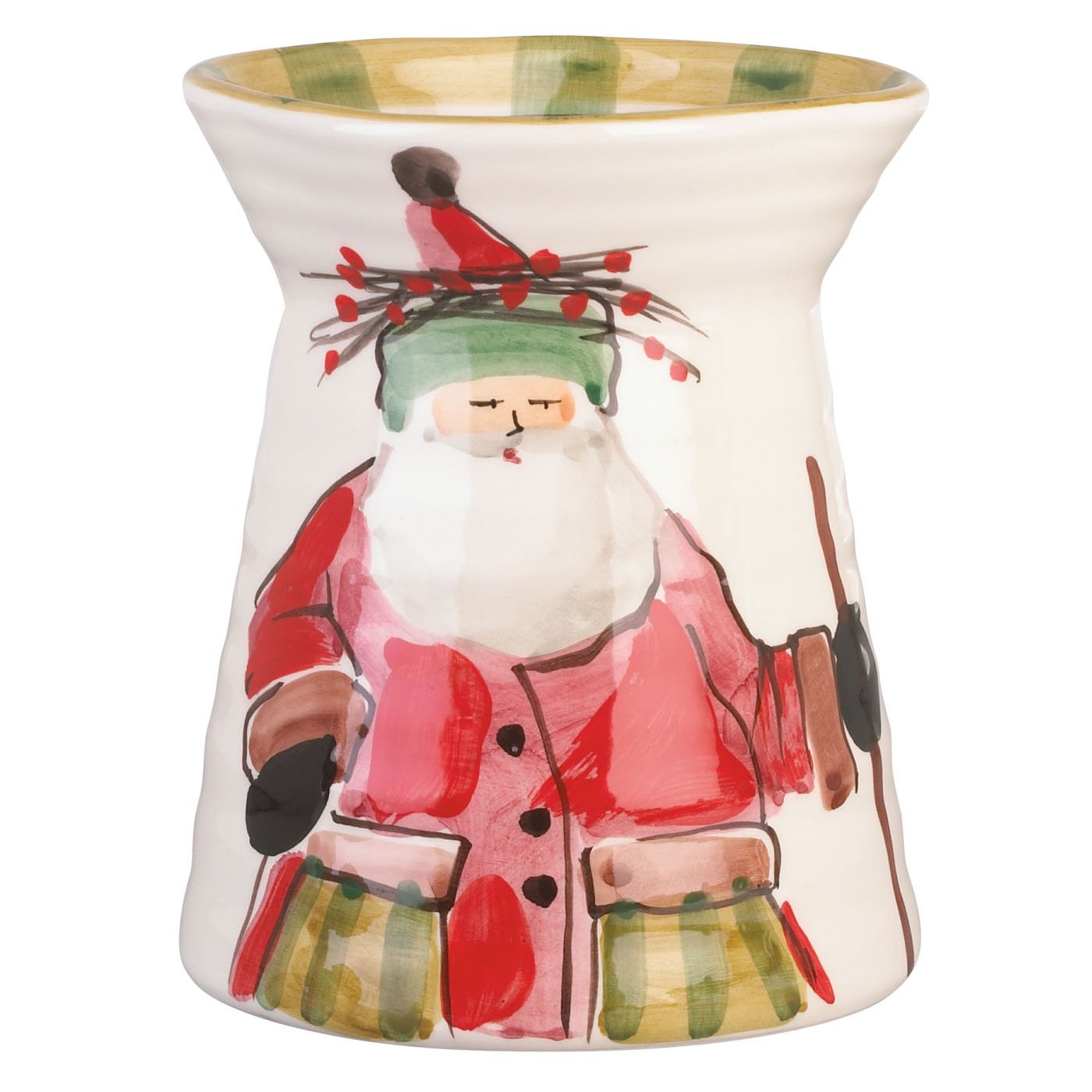 VIETRI: Old St Nick Utensil Holder - Artistica.com