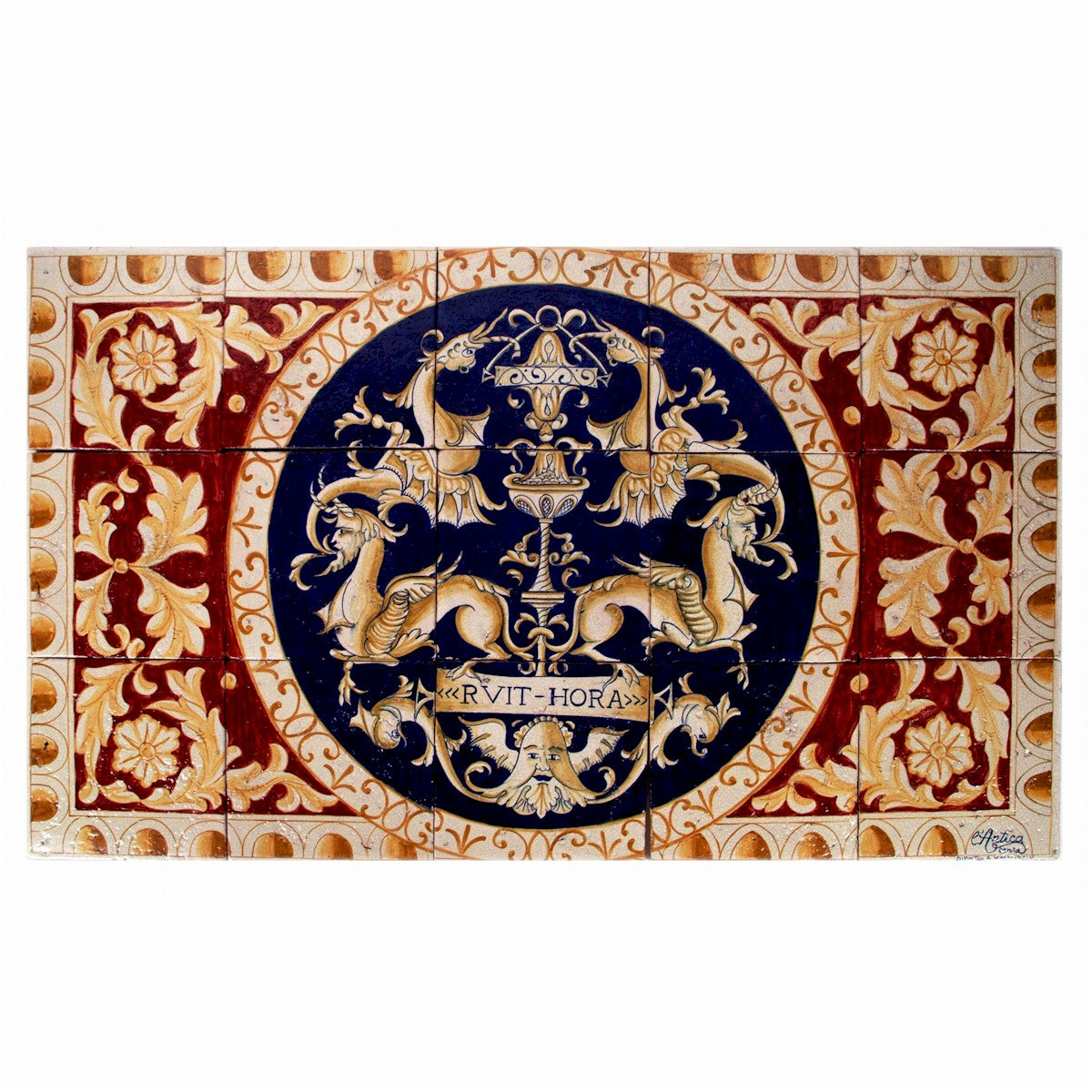 ANTICA DERUTA: WALL PANEL BACKSPLASH GROTTESCHE DI RAFFAELLO - Artistica.com
