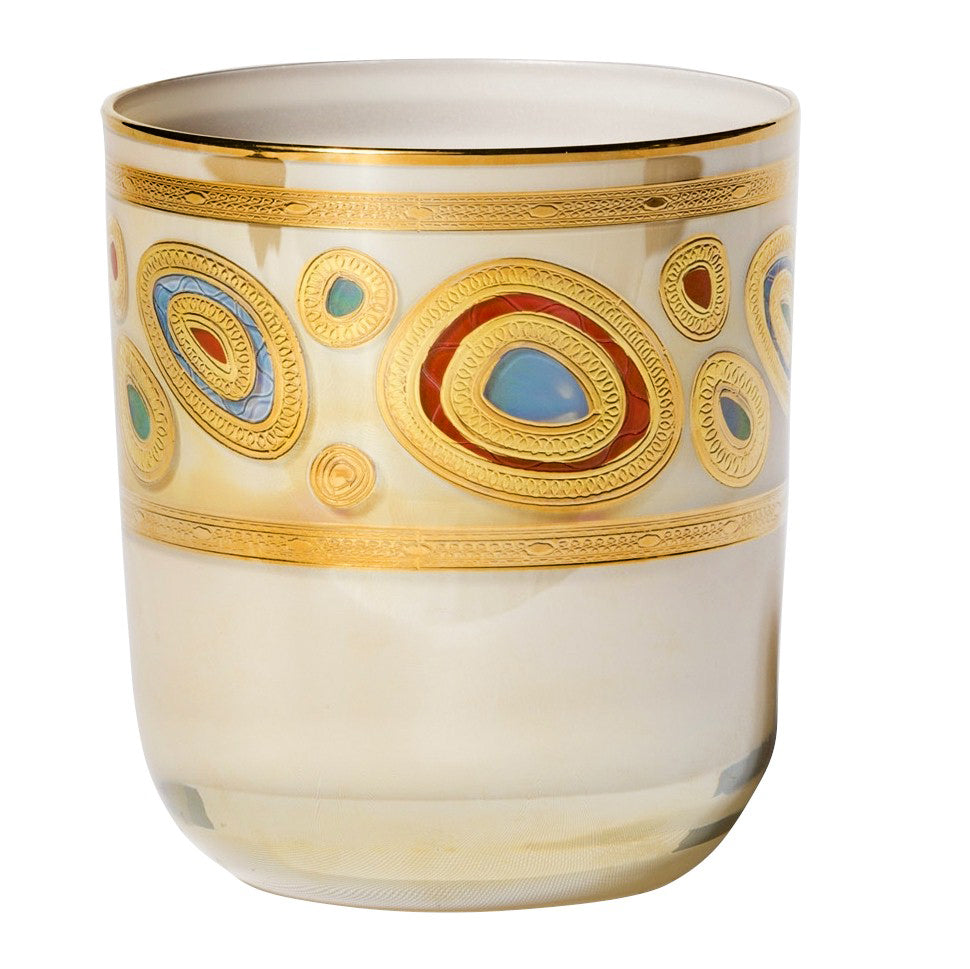 VIETRI: Regalia Water Glass Tumbler Cream - Artistica.com