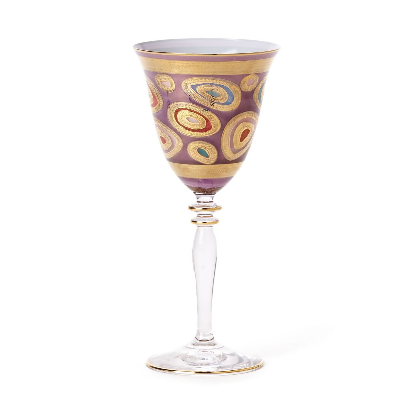 VIETRI: Regalia De Luxe Goblet ~ PURPLE - Artistica.com
