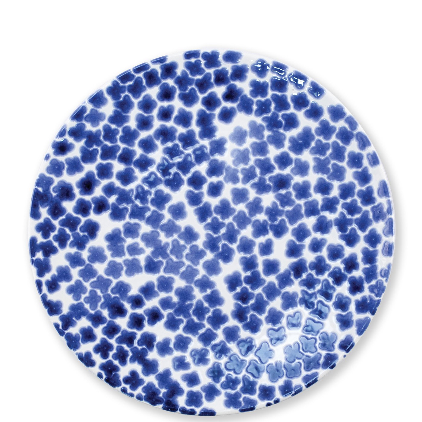 VIETRI: Santorini Flower Dinner Plate - Artistica.com
