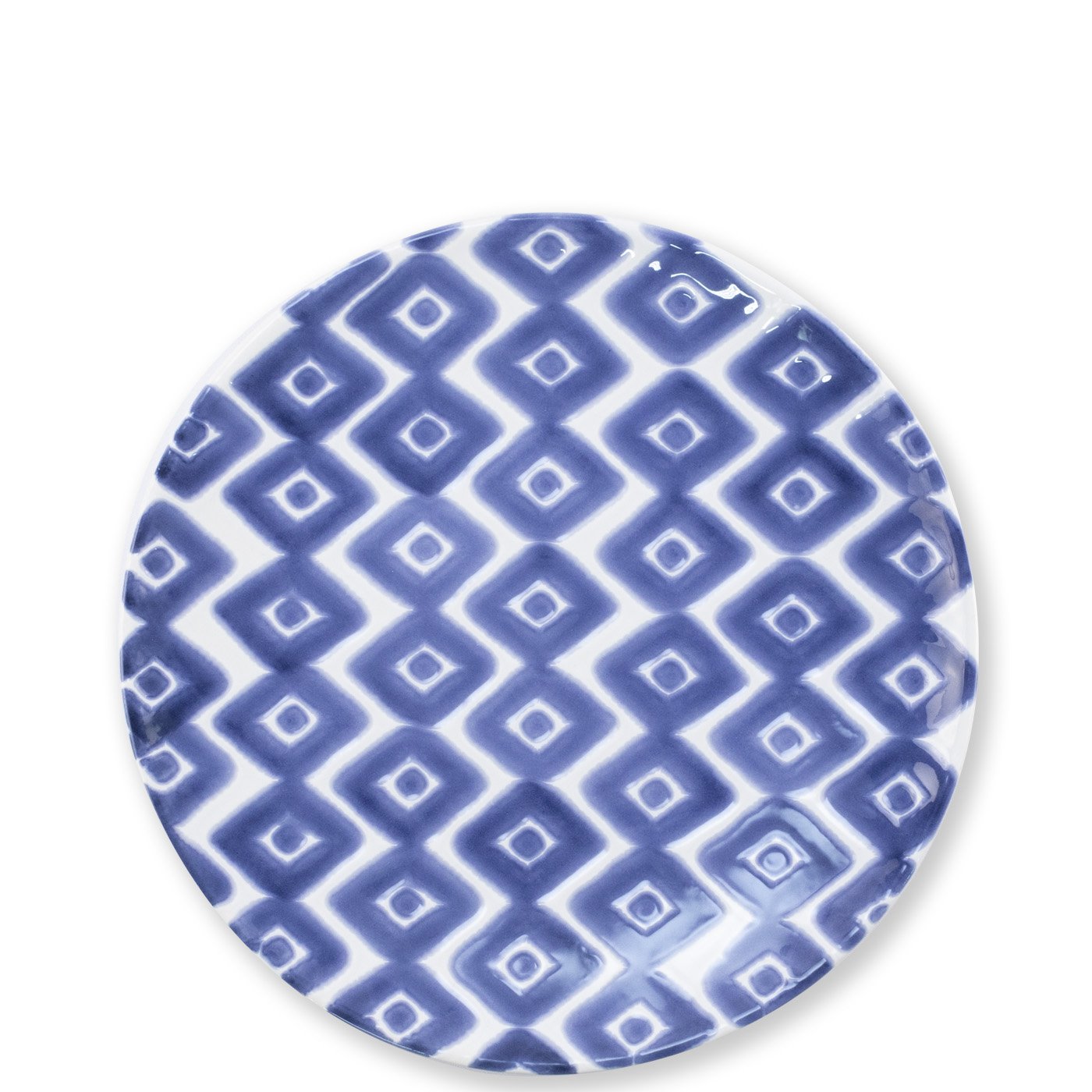 VIETRI: Santorini Diamond Salad Plate - Artistica.com