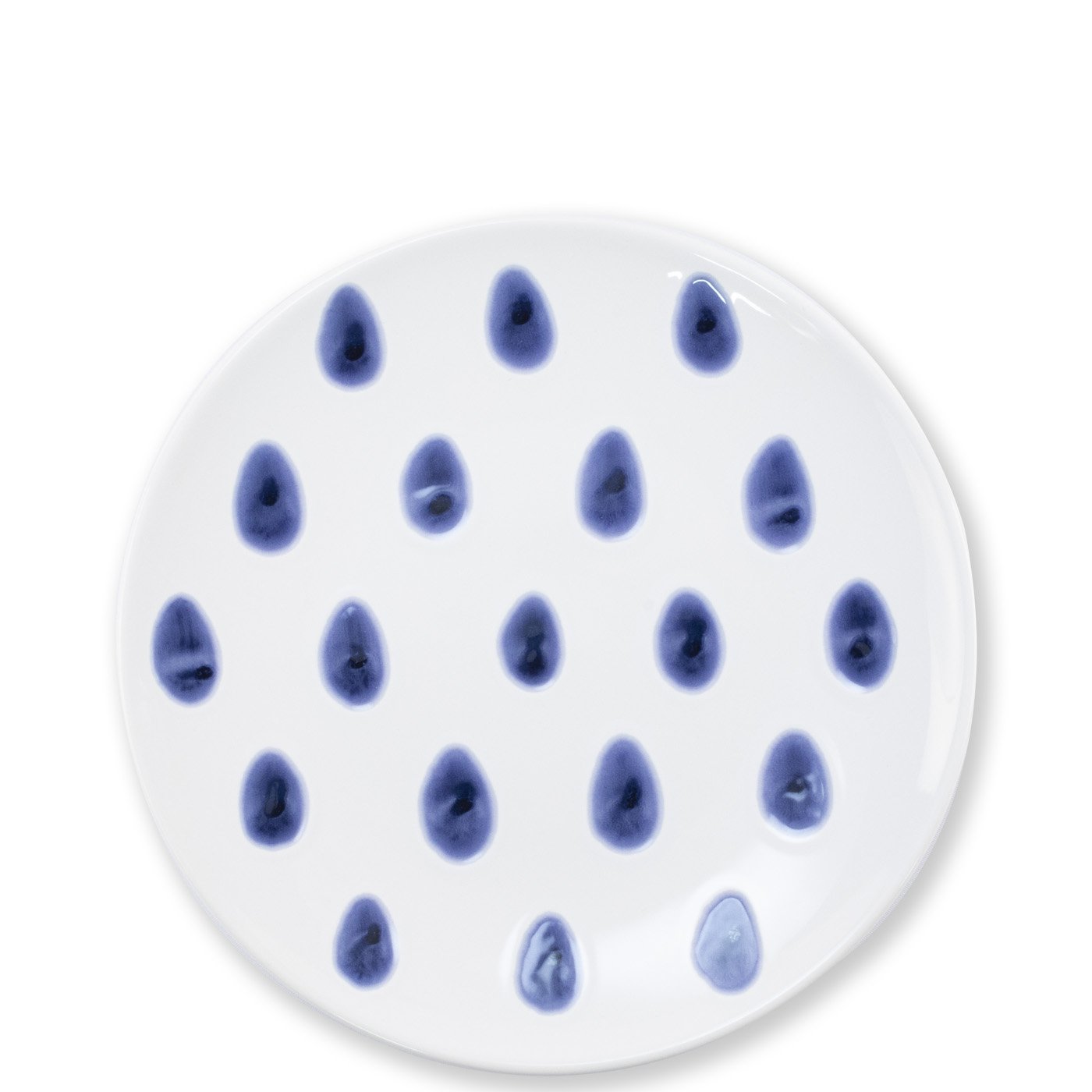 VIETRI: Santorini Dot Salad Plate - Artistica.com