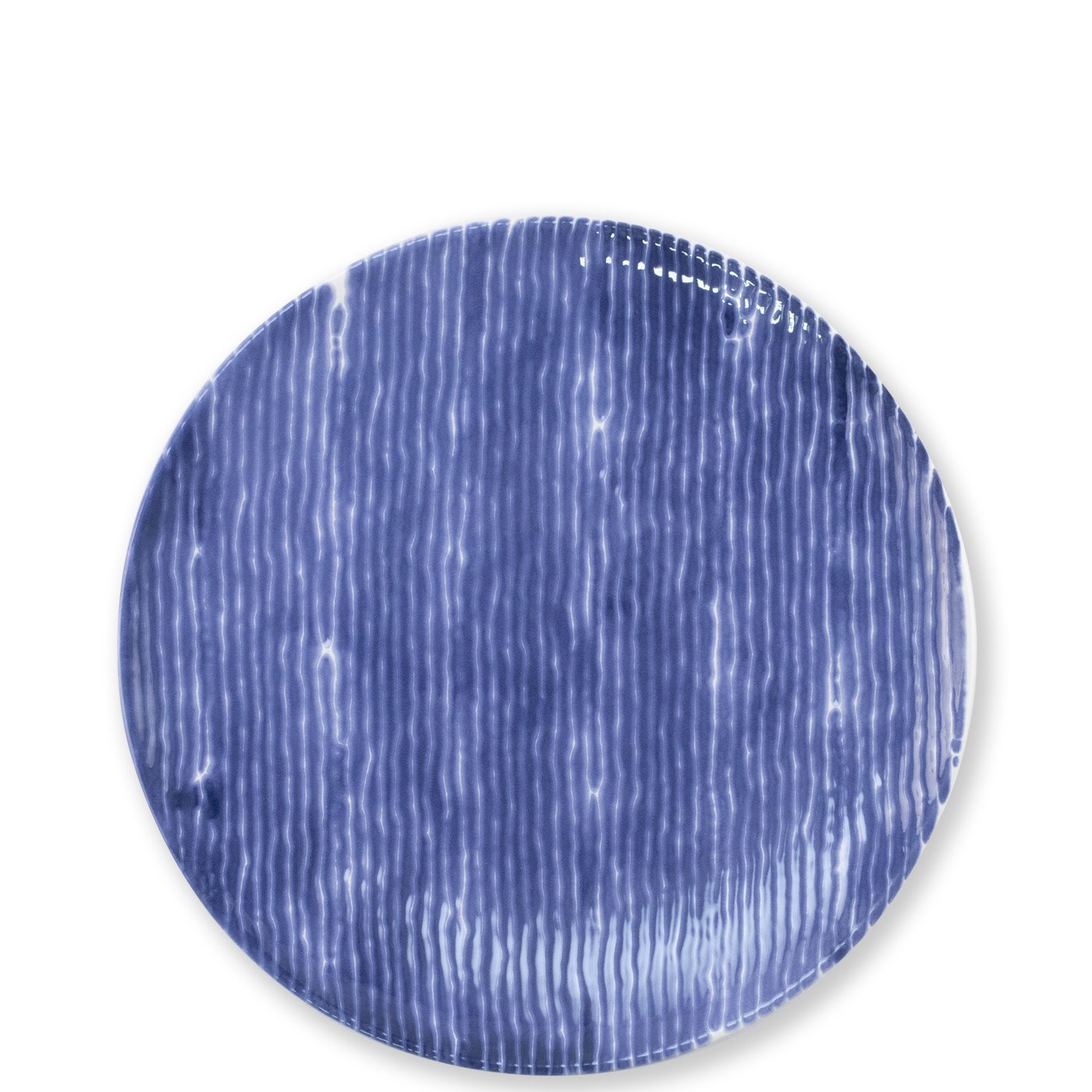 VIETRI: Santorini Stripe Salad Plate - Artistica.com