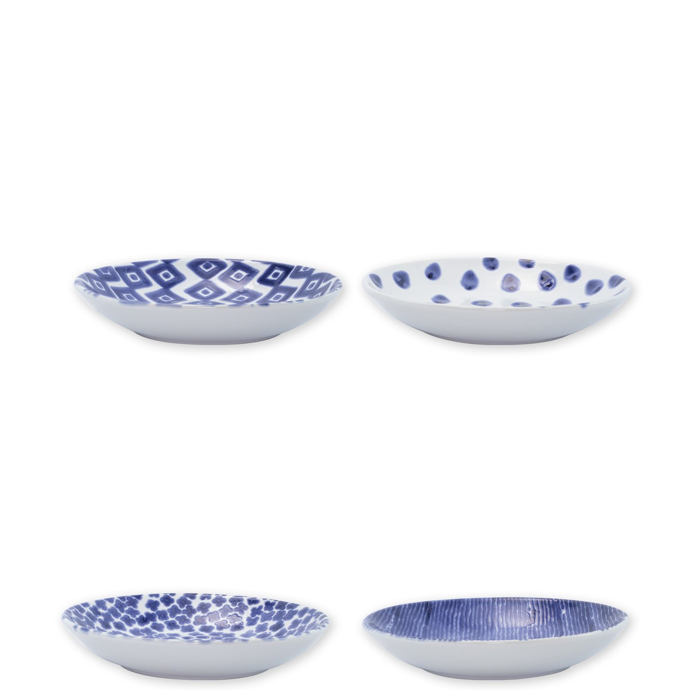 VIETRI: Santorini Assorted Pasta Bowls - Set of 4