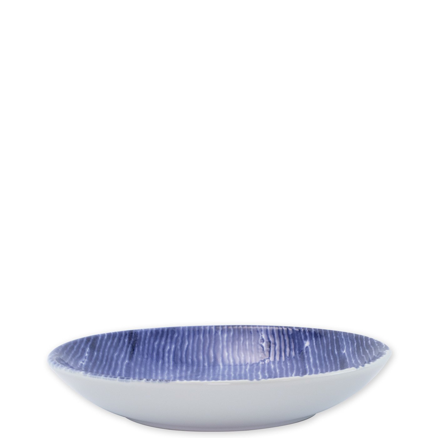 VIETRI: Santorini Stripe Pasta Bowl - Artistica.com