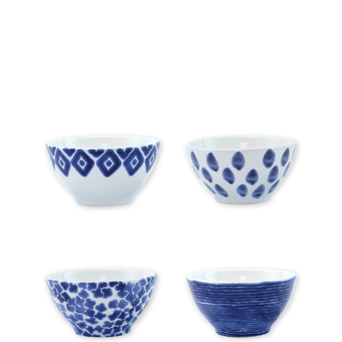 VIETRI: Santorini Assorted Cereal Bowls - Set of 4 - Artistica.com