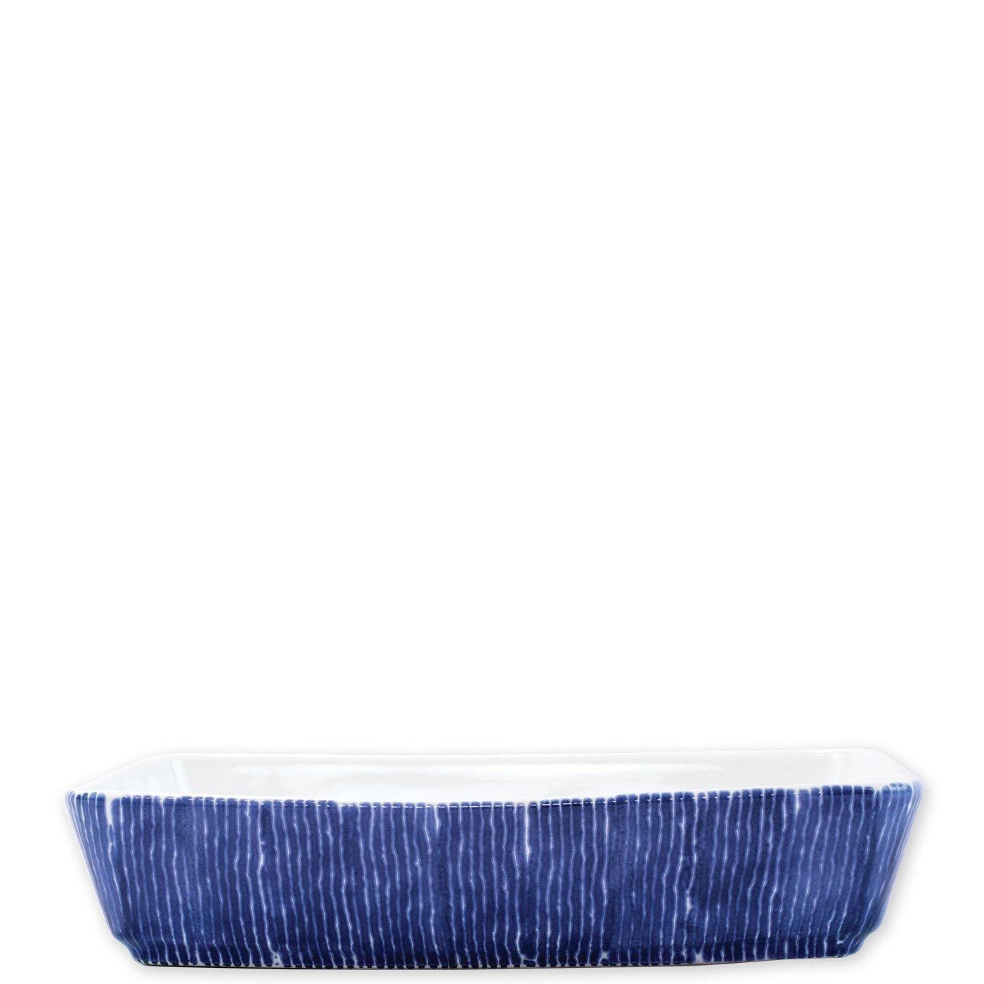 VIETRI: Santorini Stripe Rectangular Baker - Artistica.com